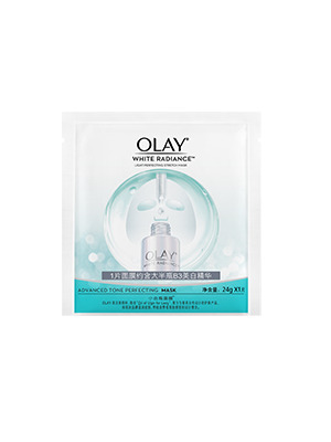 OLAY水感透白光塑钻纹弹力面膜